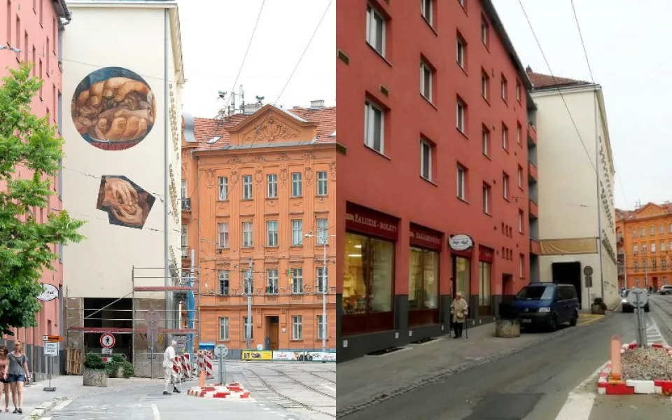 Dům na Údolní, před vs. po