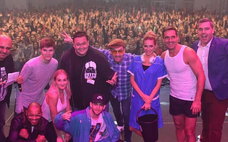 Společné foto na festivalu Life!