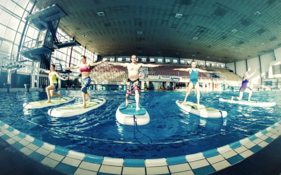 Paddleboarding za Lužánkami