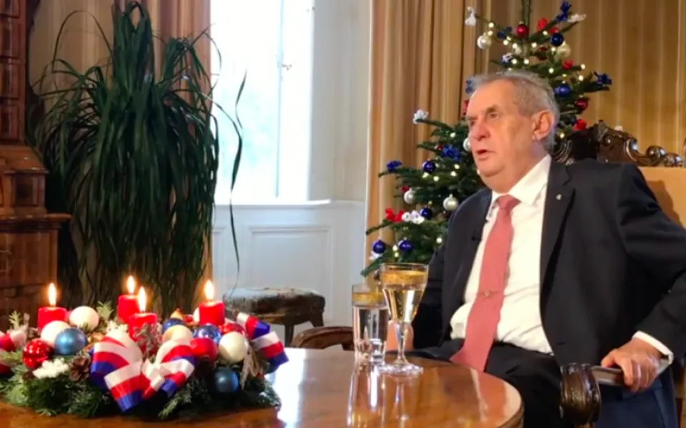 zeman vánoční poselství