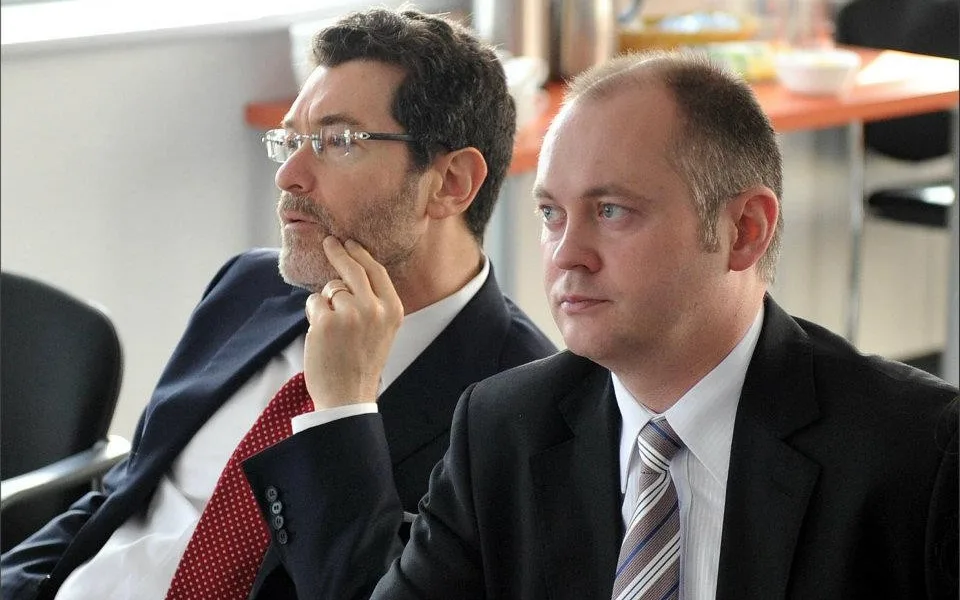 Michal Hašek (vpravo)