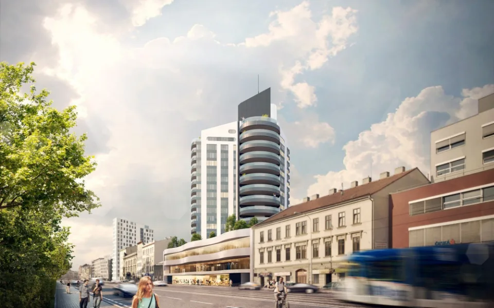 Výškovou budovy chce investor postavit u Lidické