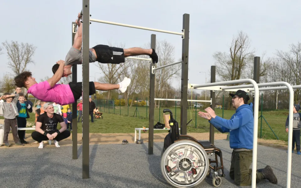 Workoutové hřiště pro handicapované
