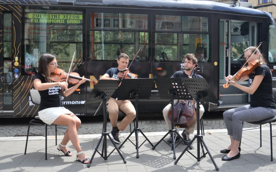 Křest filharmonické tramvaje