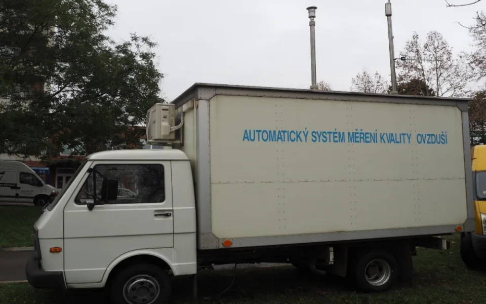 Speciální vůz na měření kvality ovzduší