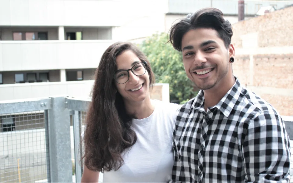 Michael Čapek a Lucie Pohlotková
