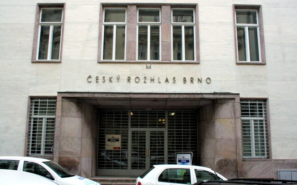 Budova Českého rozhlasu Brno na Beethovenově ulici