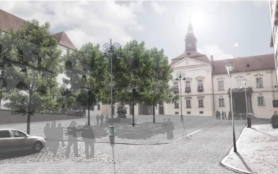 Vizualizace nové podoby Dominikánského náměstí