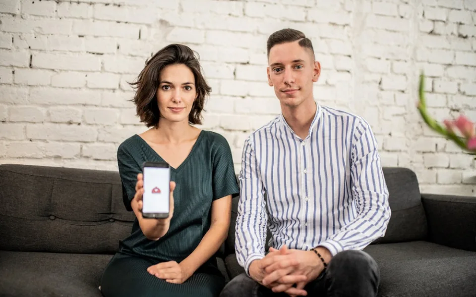 Zakladatelé projektu Michaela Gregorová a Jakub Henni.