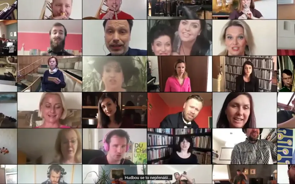 VIDEO: Hudbou se to nepřenáší. Na sociálních sítích sklízí úspěch nádherná píseň ansámblu Janáčkovy opery
