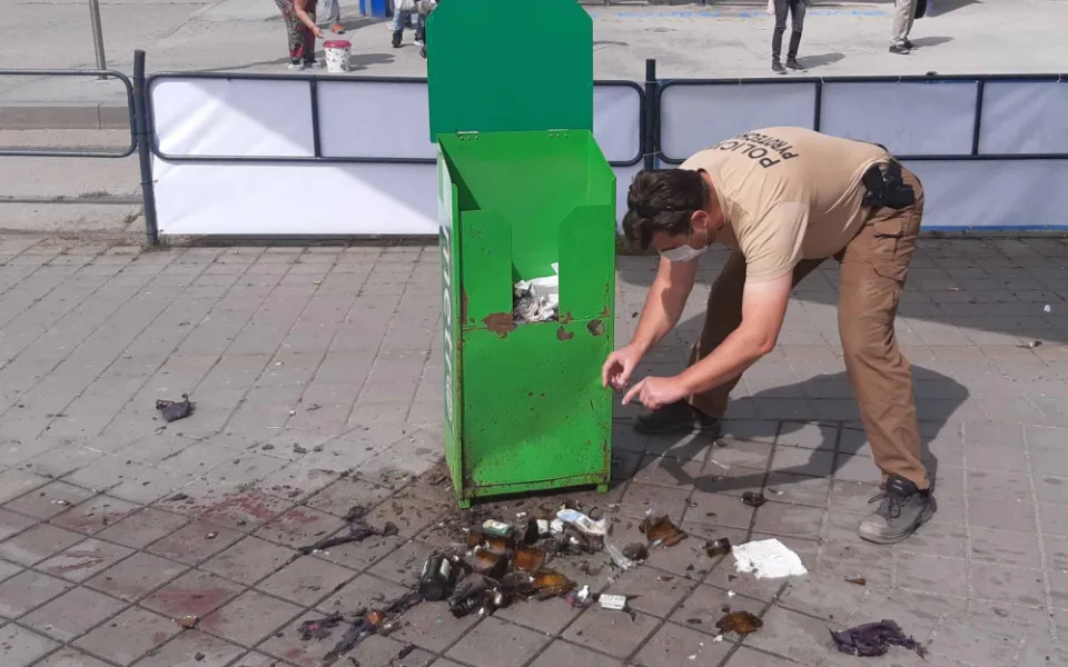Včera se na Staré Osadě ozval výbuch