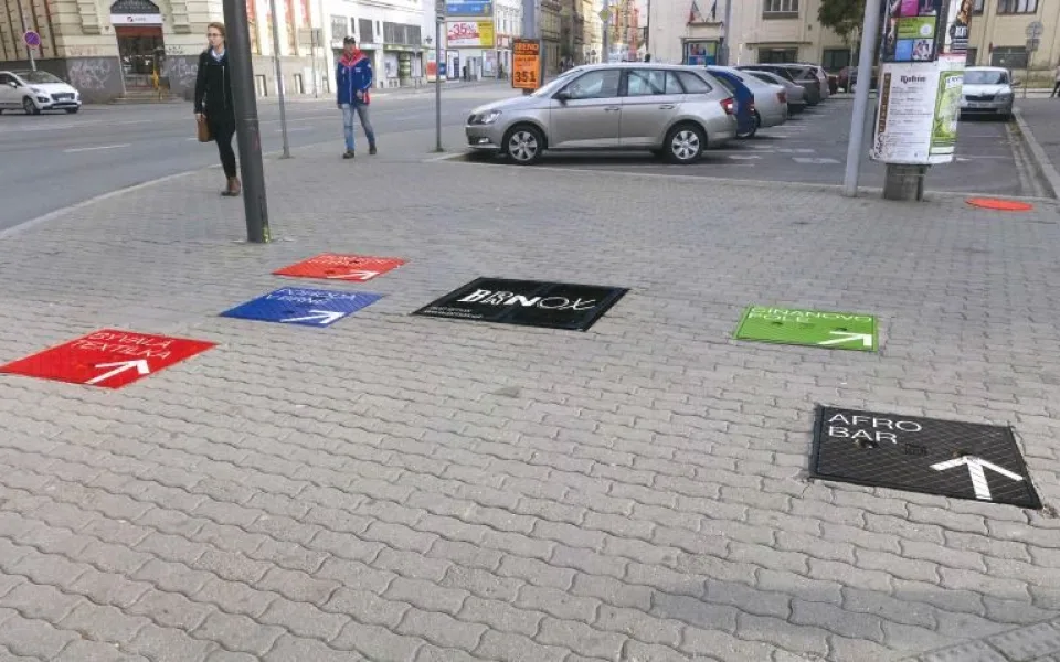 Orientační systém v brněnském Bronxu