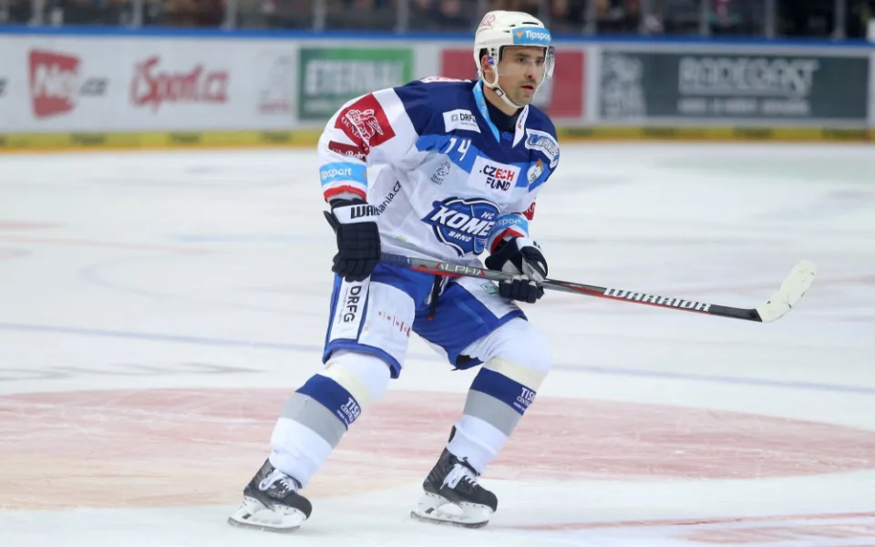 Tomáš Plekanec v dresu Komety Brno