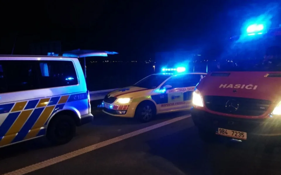 Opilý řidič nedokázal vyjet sjezdem z dálnice D1, nadýchal dvě a půl promile