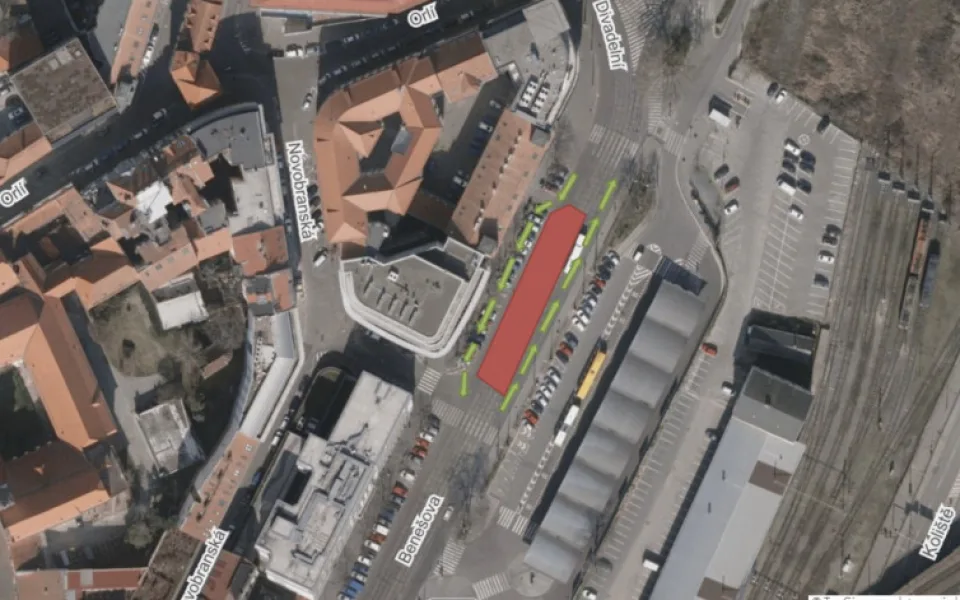 Ulice Benešova bude přes víkend neprůjezdná