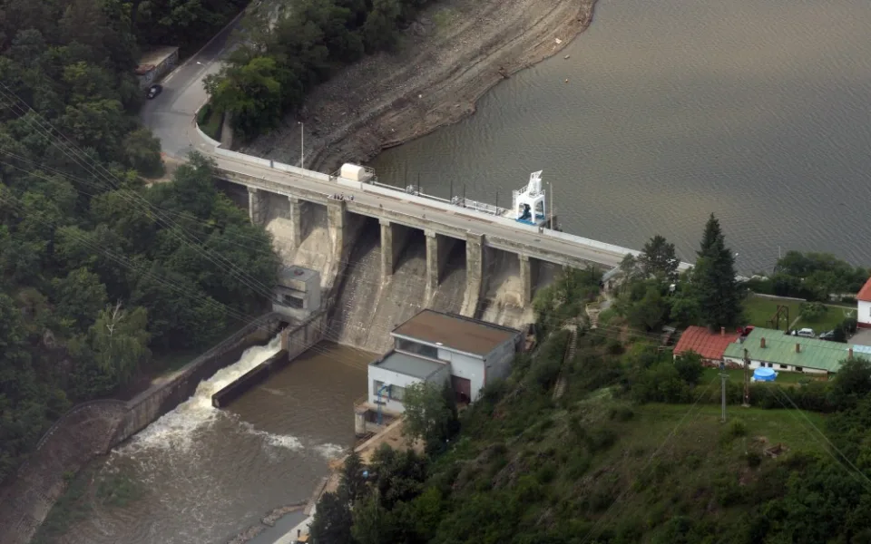 Brněnská nádrž. Zdroj: archiv Povodí Moravy