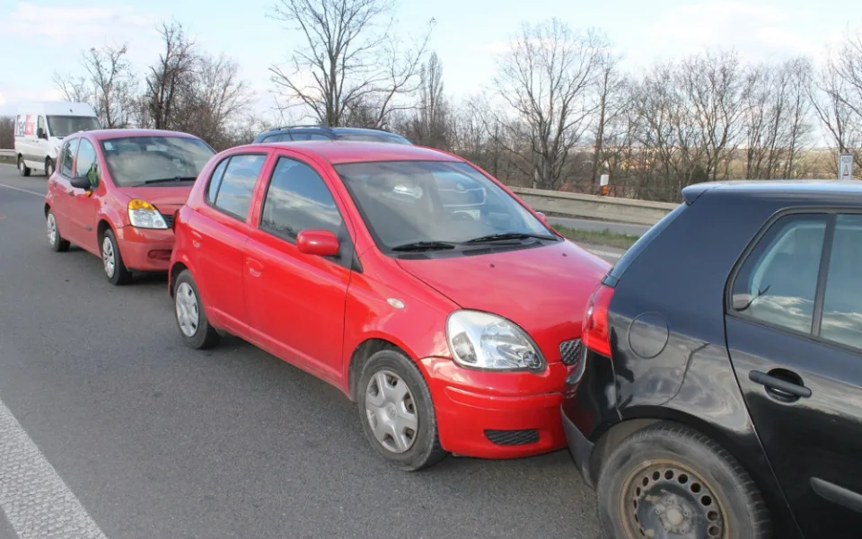 Dopravní nehoda v Rajhradě.