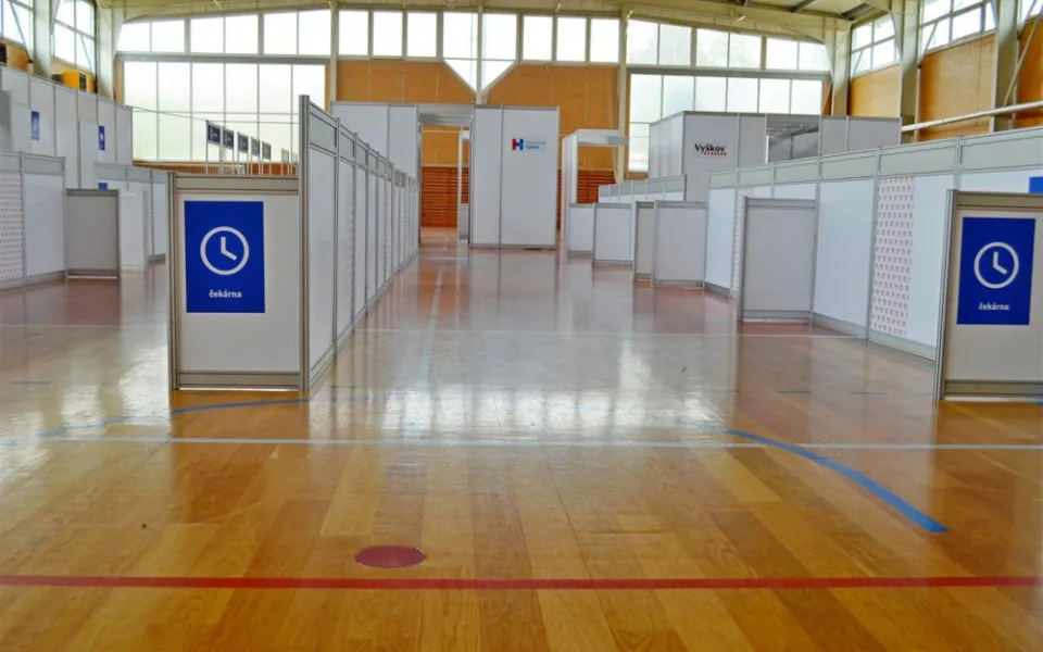 Prostory sportovní haly poslouží jako velkokapacitní očkovací centrum