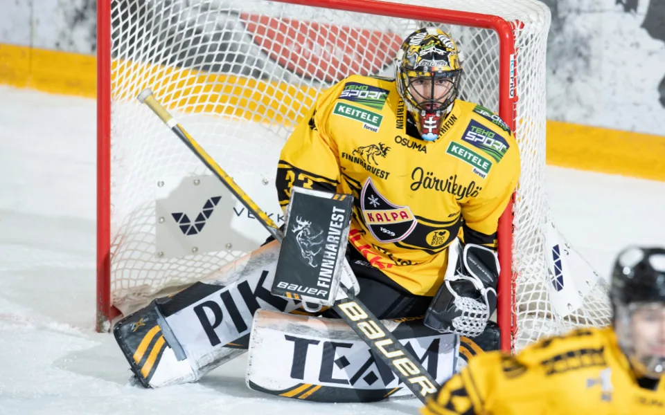 Matej Tomek v dresu Saipa Lappeenranta