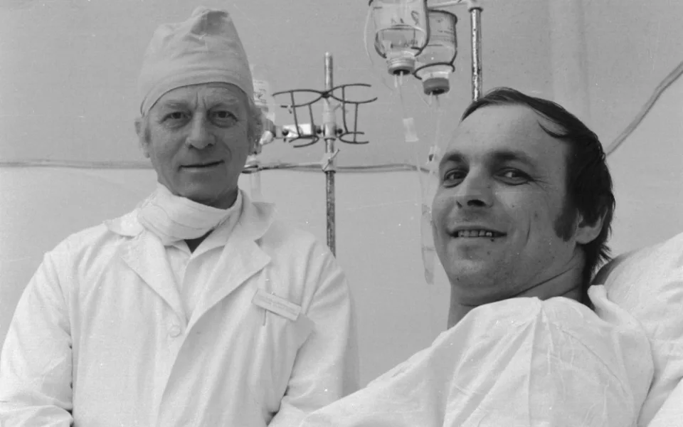 Josef MYNÁŘ a prof.MUDr. Vladimír KOŘÍSTEK DrSc.