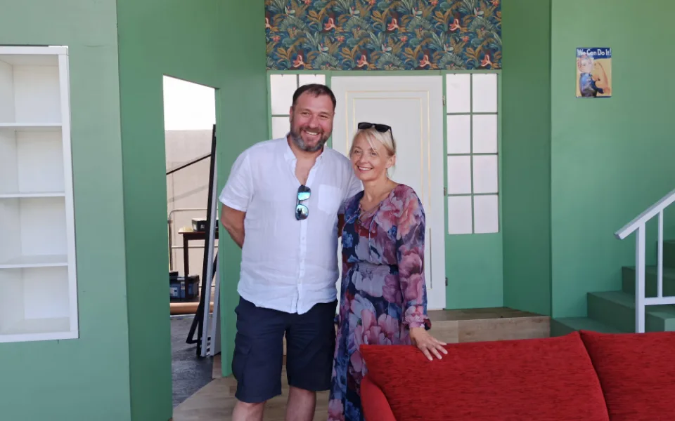 Petr Halberstadt a Veronika Žilková.