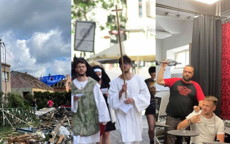 ČERVEN 2021: Řádění tornáda,  feministicko-katoličtí aktivisté a Morčata na útěku