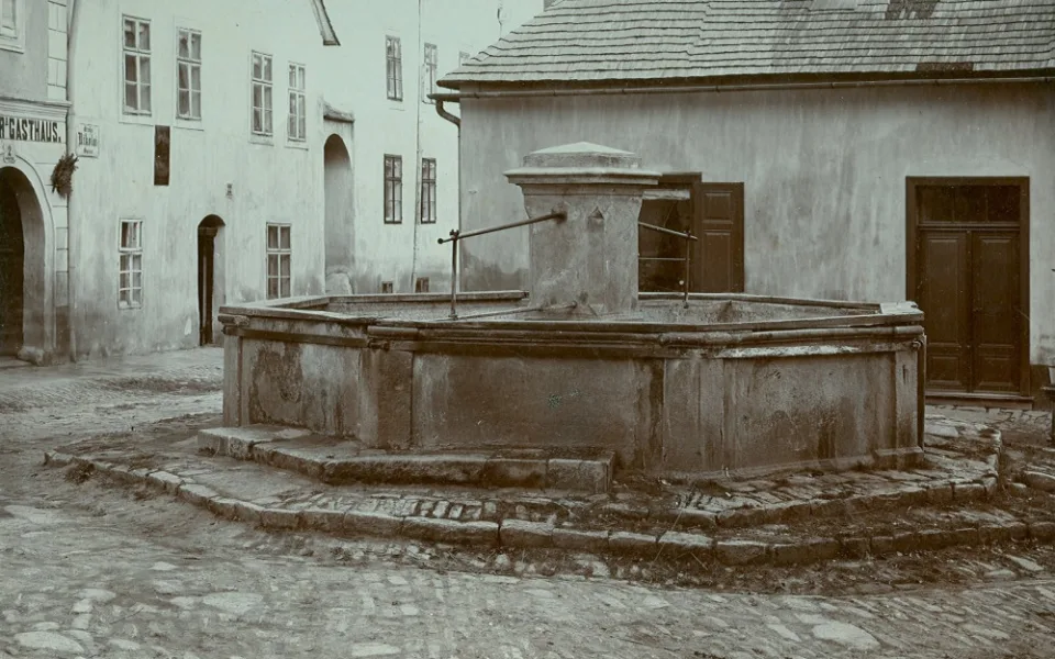 Původní podoba kašny