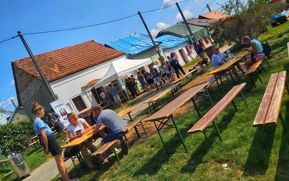 Otevřené sklepy v Mikulčicích.