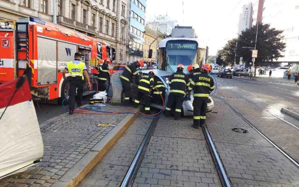 Dnešní nehoda.