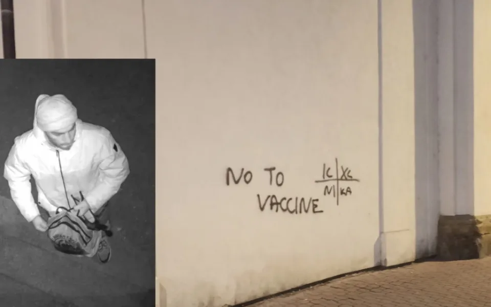 Sprejer v Brně.