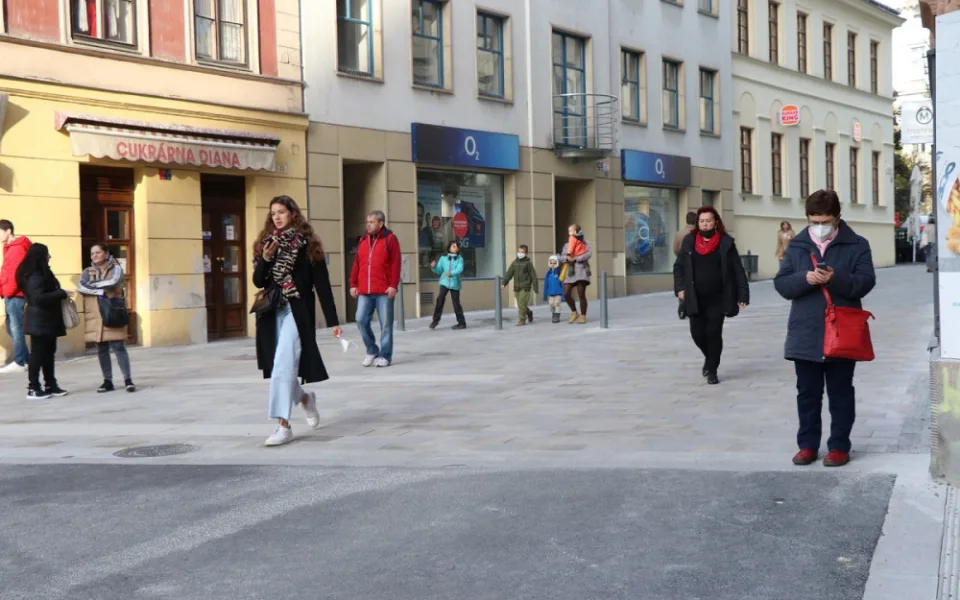 Ulice Česká.