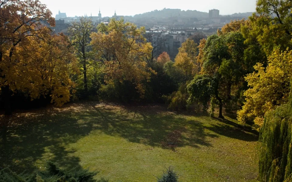 Zahrada vily Tugendhat.