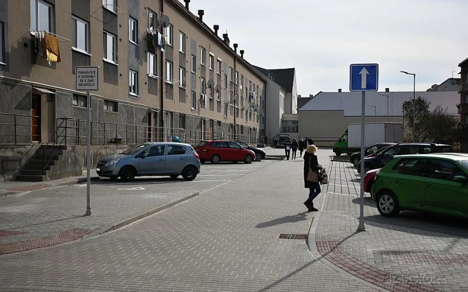 Nové parkoviště Blansko