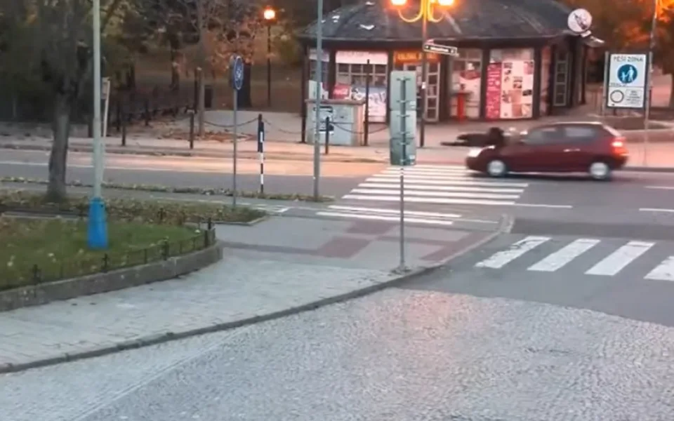 Nehoda v Břeclavi.