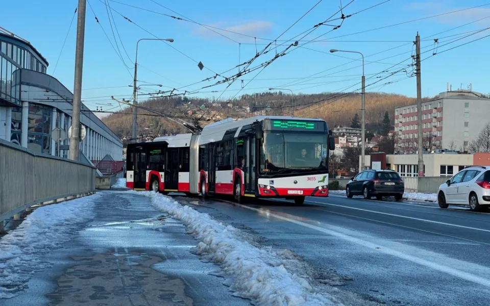 Nový trolejbus.
