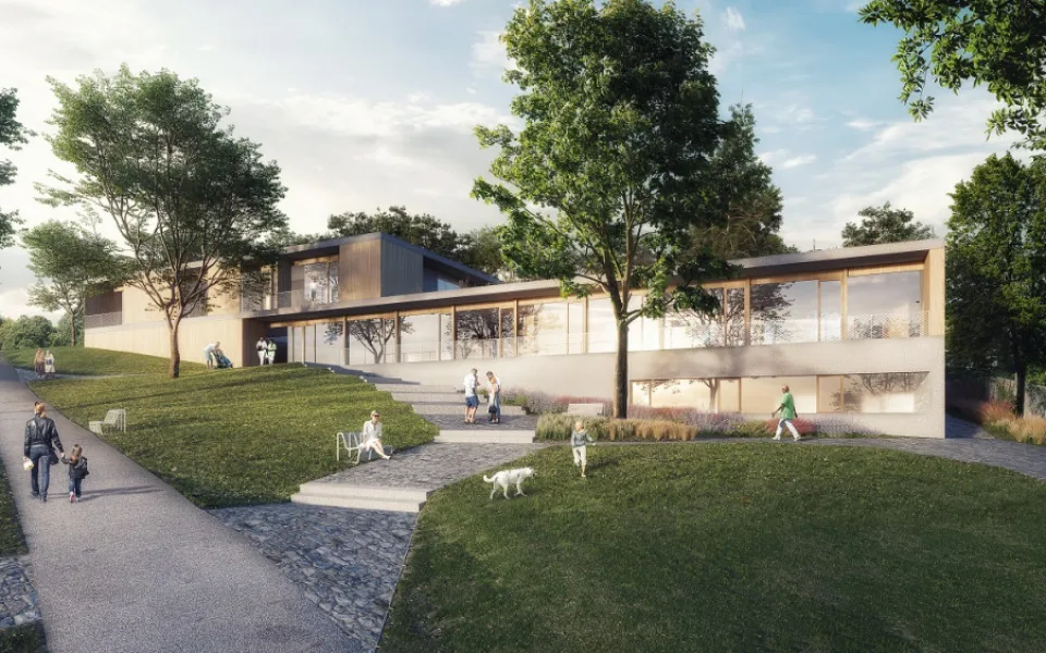 Vizualizace hospice.