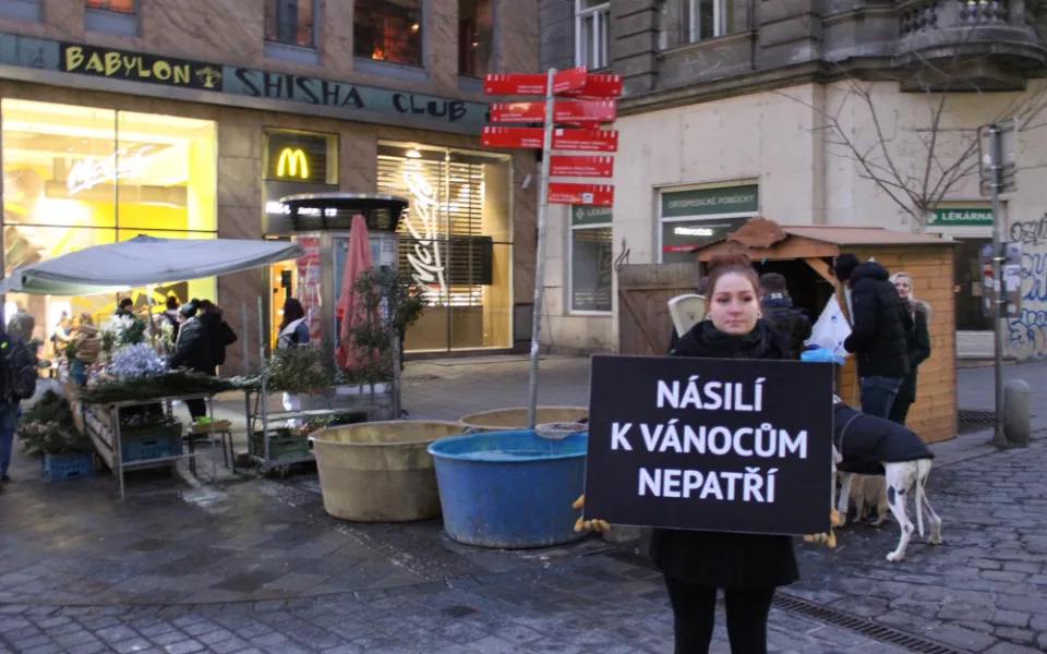Aktivisté v Brně se chovali jako kapři