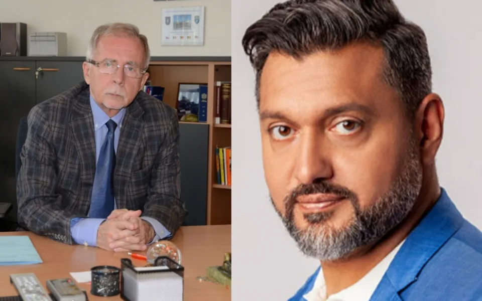 Ombudsman Stanislav Křeček a ředitel Romodromu Nikola Taragoš