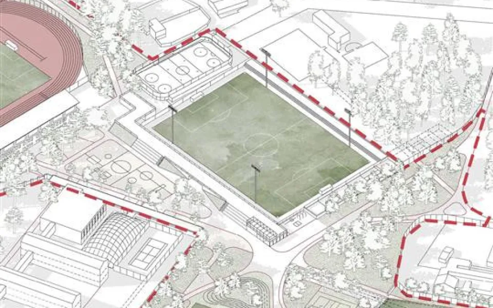 Nová hřiště i tribuny. V Hodoníně budou modernizovat sportovní areál