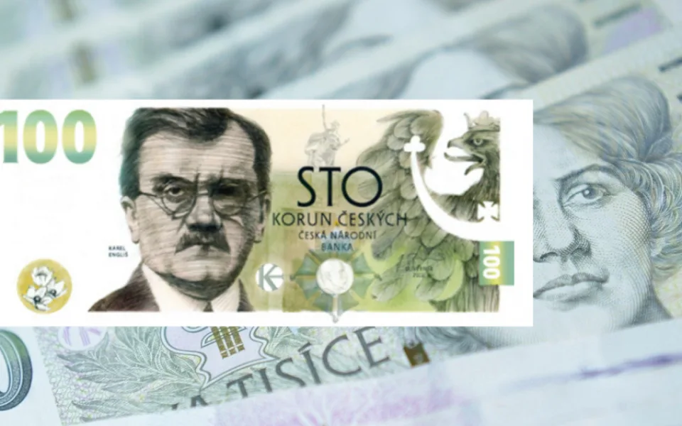 Bankovka s Karlem Englišem