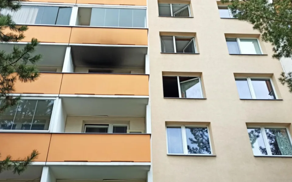 Požár v Kuřimi