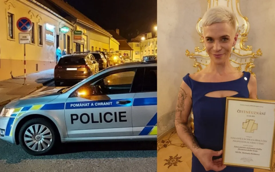 Oceněná záchranářka Michaela Richtrová