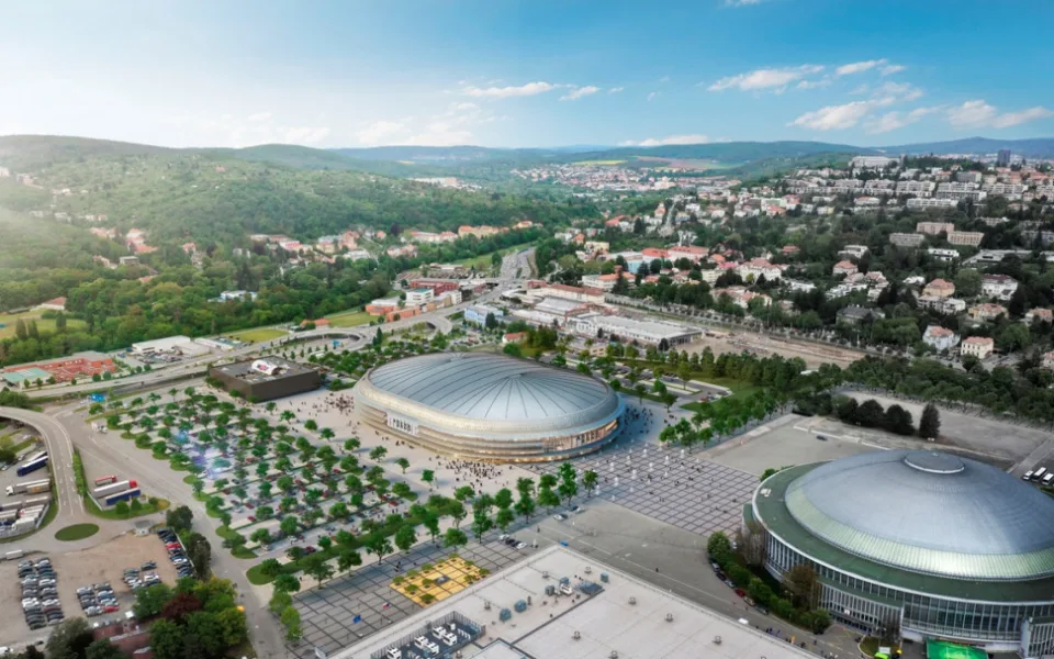Vizualizace arény