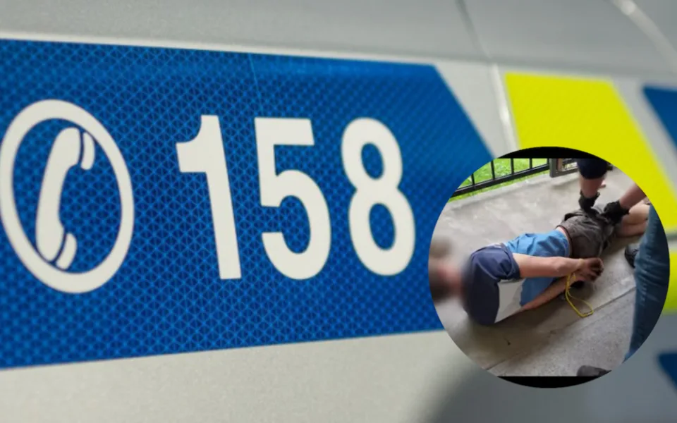 Policisty v Brně přivítal narkoman. Z okna na ně házel pervitin