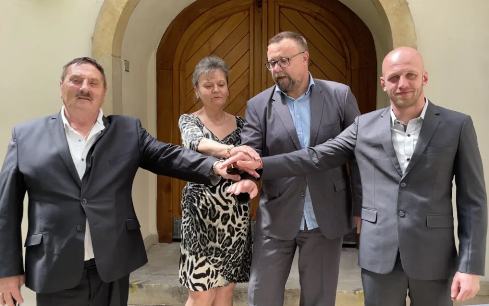 Zleva Petr Hudlík, Jana Fialová, Martin Říha a Zdeněk Pernica