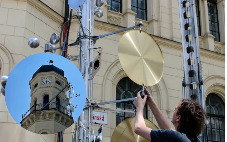 Brno obdivuje nové umělecké dílo, na které hraje vítr 