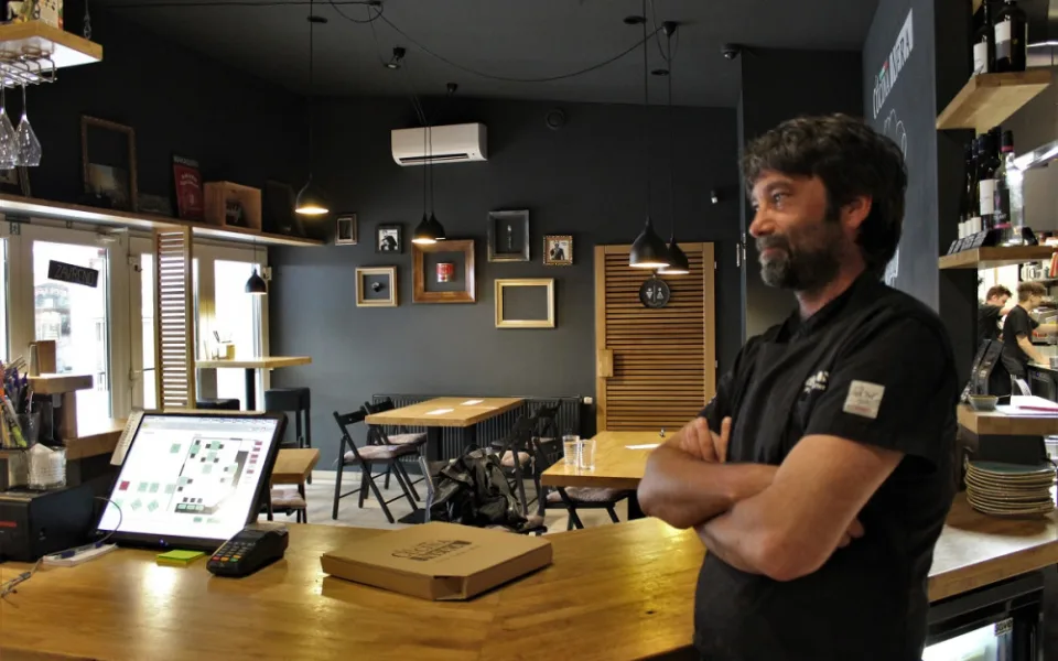 Petr Kolář provozuje brněnskou pizzerii La Cucina Nera