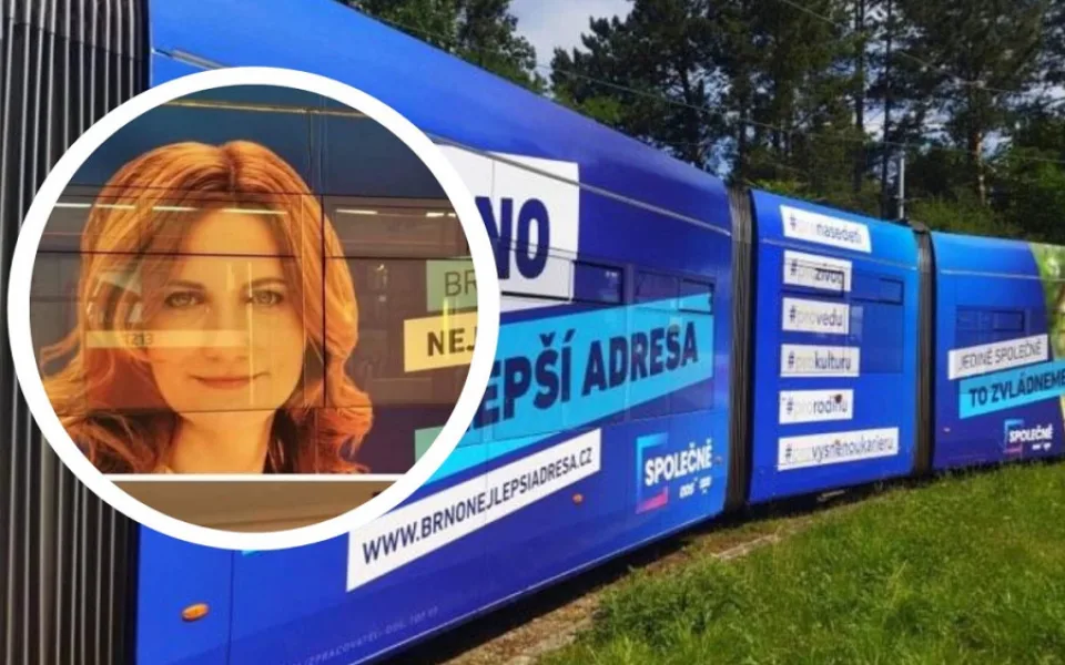 Kvůli obličeji primátorky nemůžeme otevřít okna, stěžují si šalináři v Brně