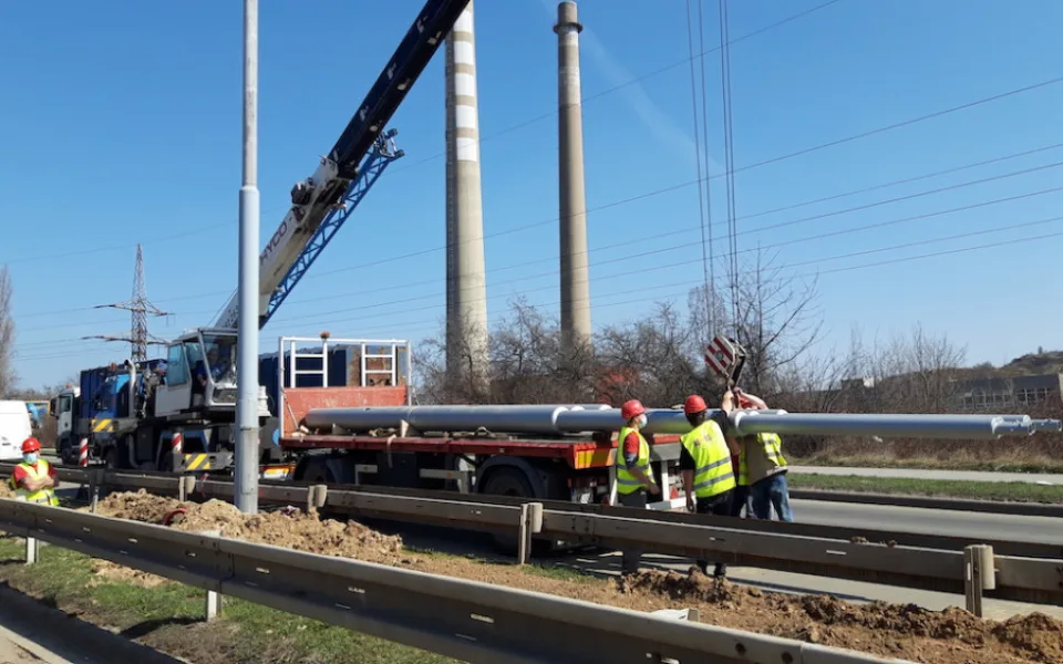 Jedovnická ulice v Brně získala nedávno také novou trolejbusovou trať 