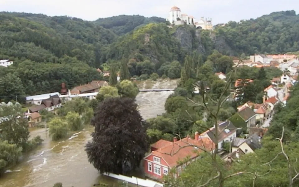 Znojmo se bojí stoleté vody. Staví novou hráz